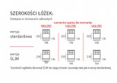 Łóżko tapicerowane Elektra