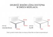 Łóżko tapicerowane Elektra