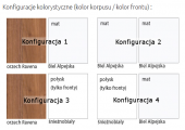 Zabudowa modułowa Sleep Varia z łóżkiem bez stolików nocnych